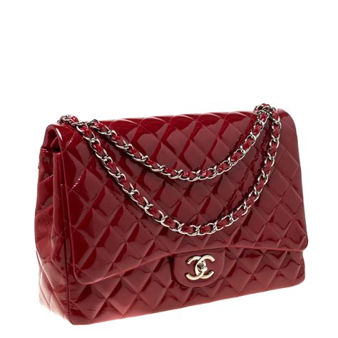 black and red chanel bag